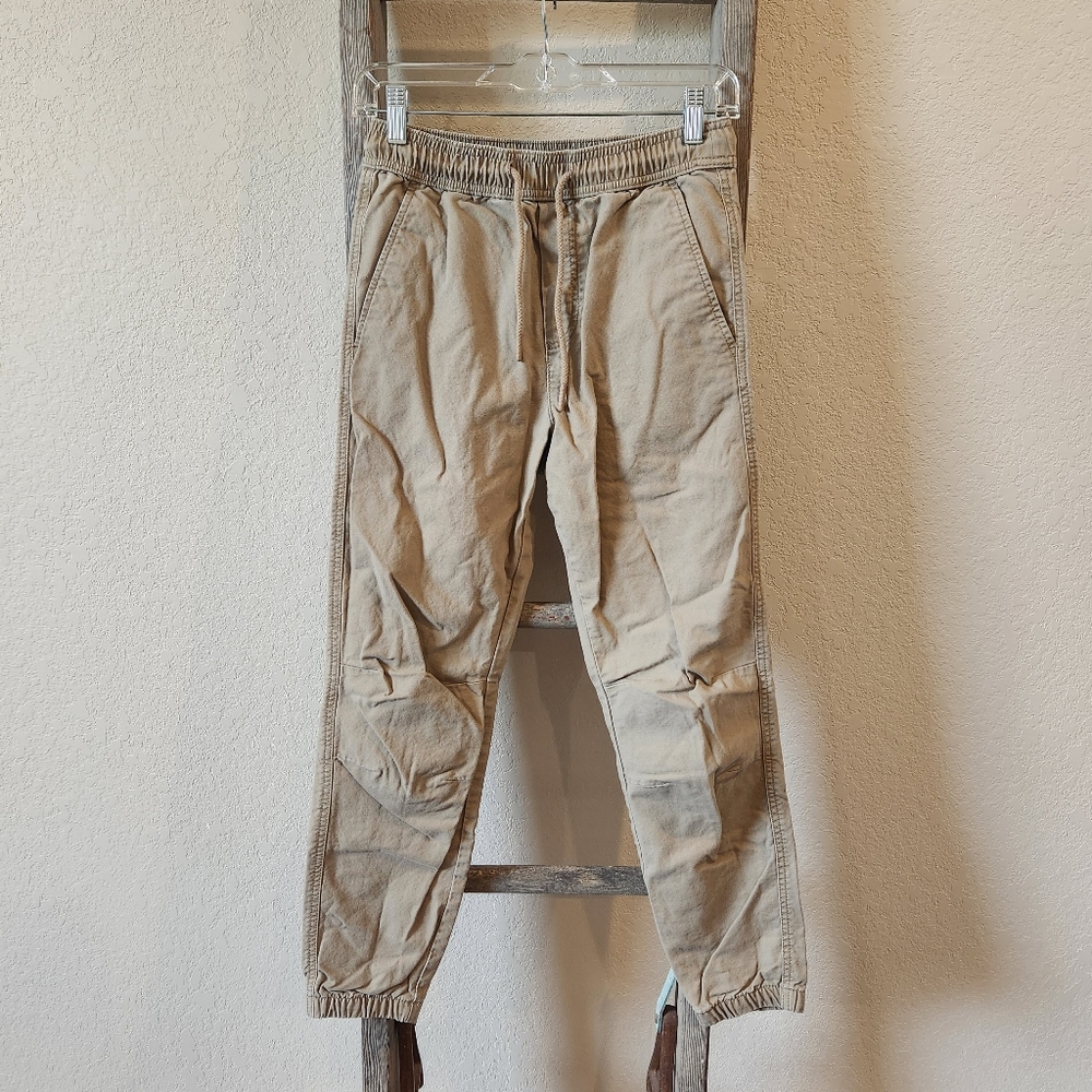 Goodfellow Boy's Tan Khakis Stretchy Waistband- Size XS